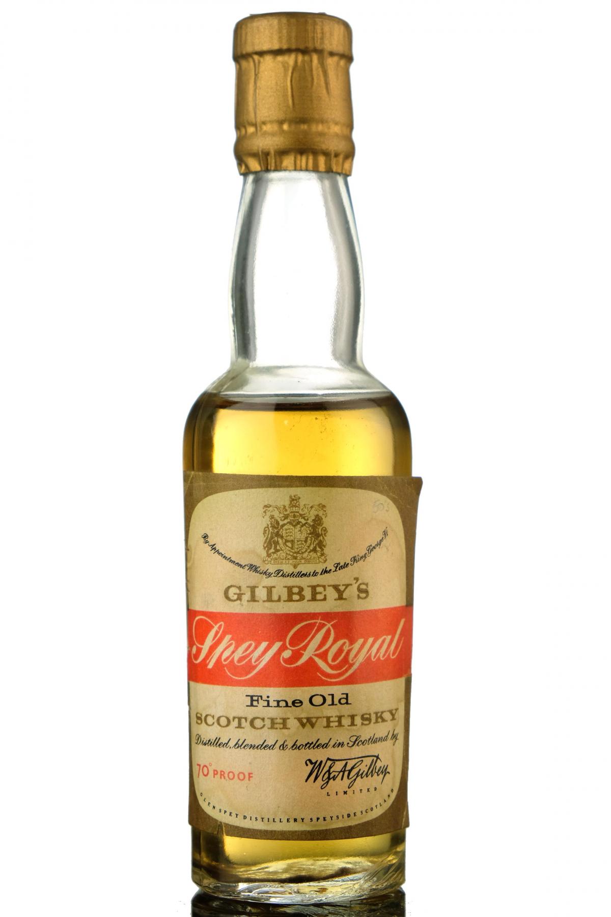 Gilbeys Spey Royal - 70 Proof Miniature