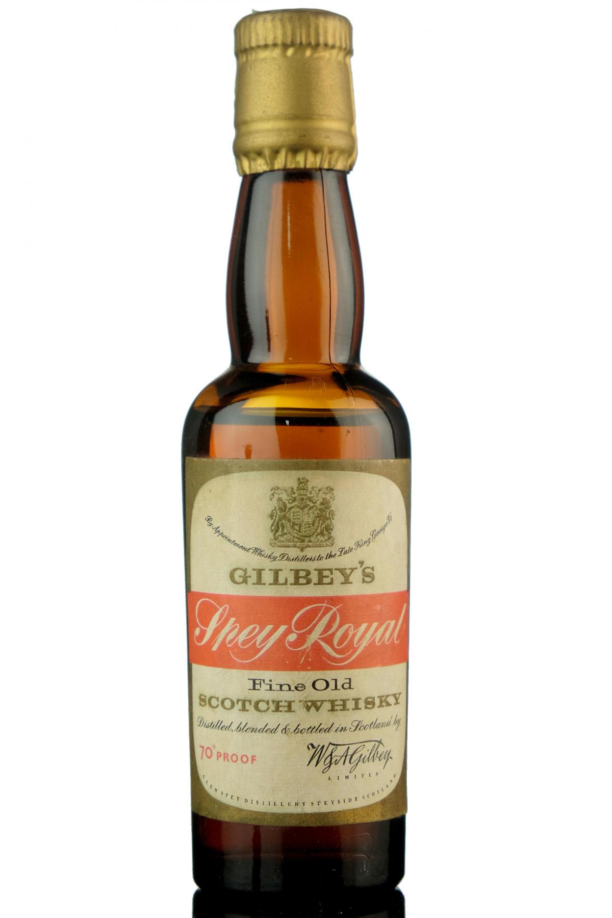 Gilbeys Spey Royal - 70 Proof Miniature