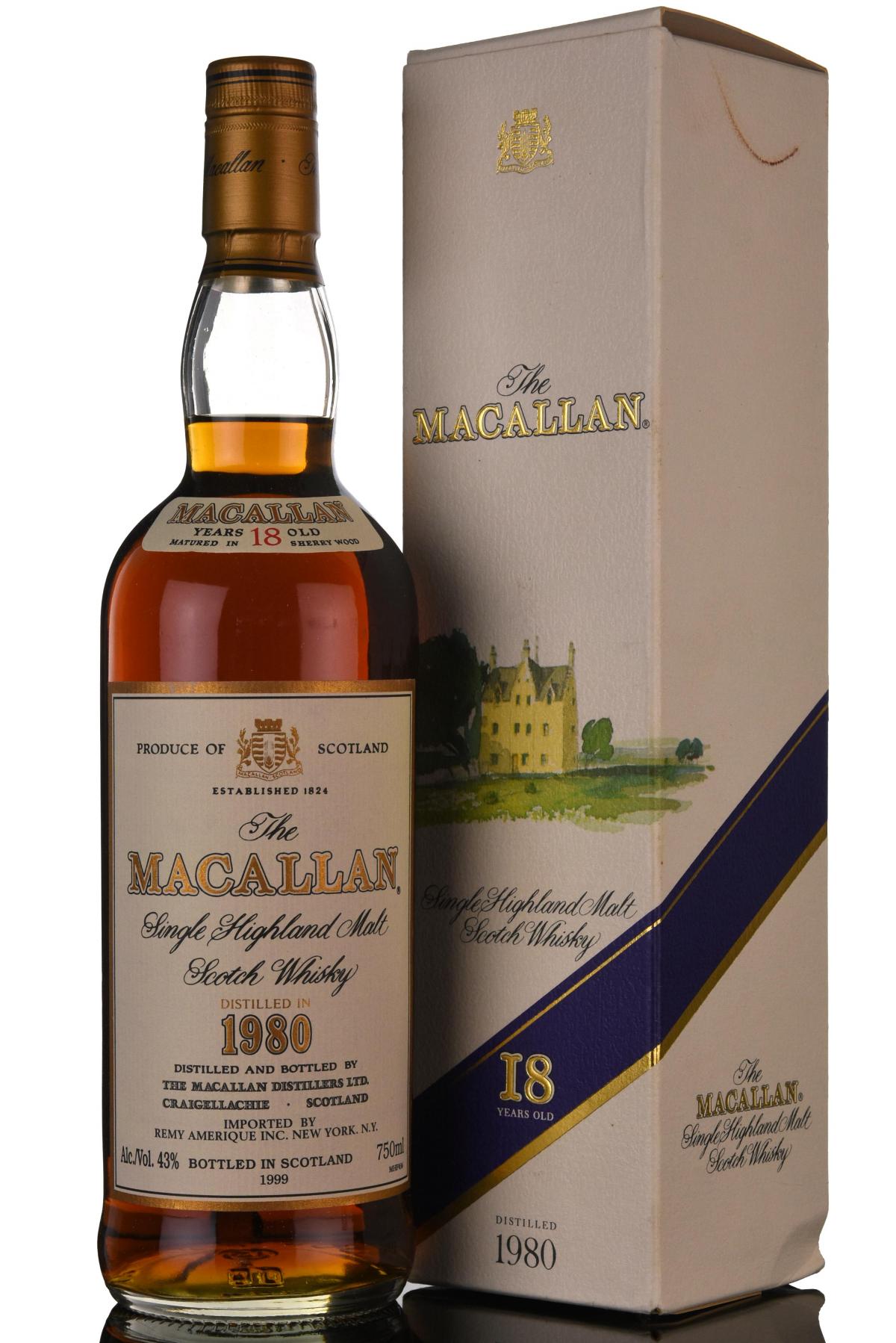 Macallan 1980-1999 - 18 Year Old