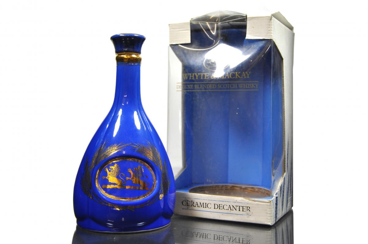 Whyte & MacKay Ceramic Decanter- 1980s