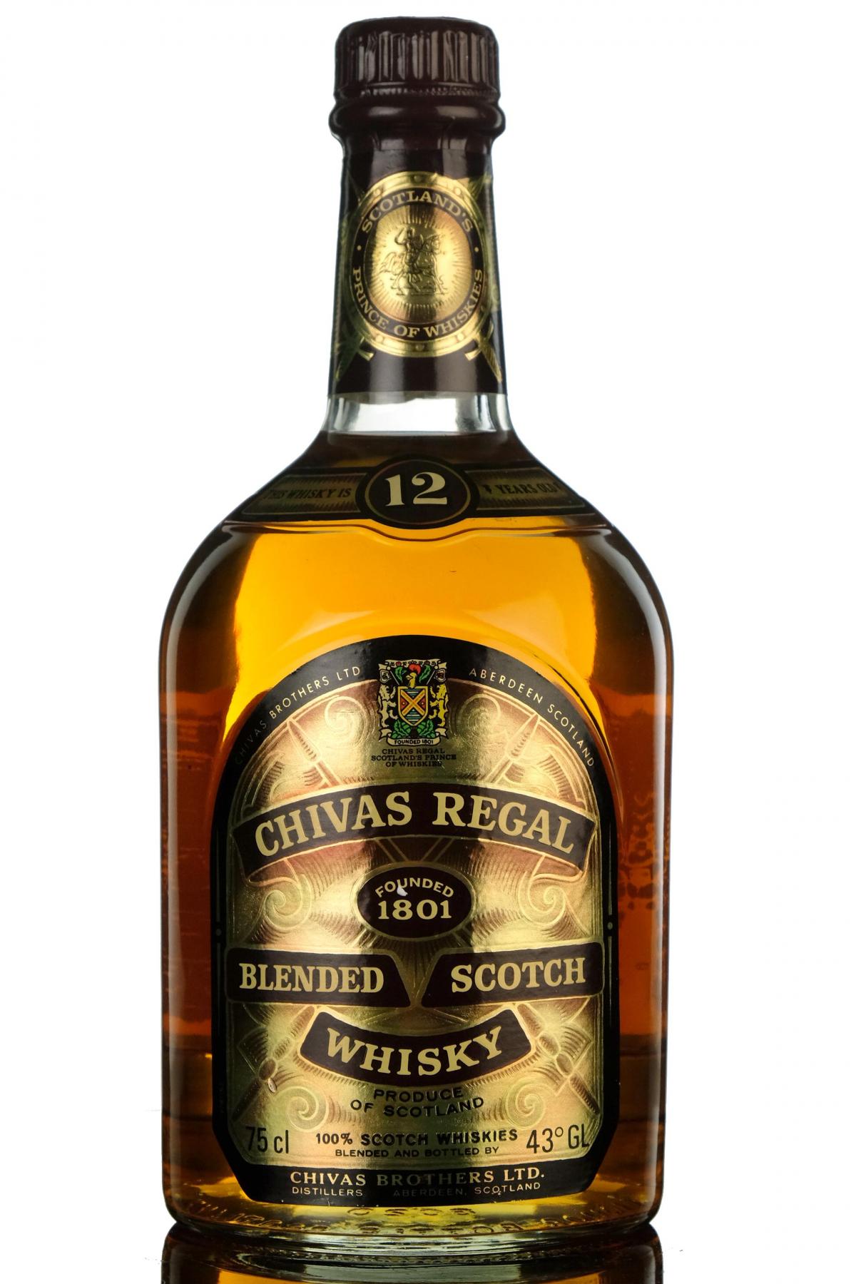 Chivas Regal 12 Year Old - 1980s