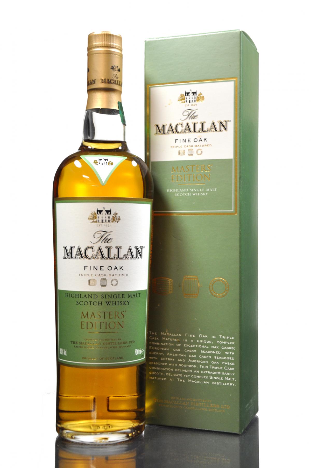 Macallan Masters Edition - Fine Oak