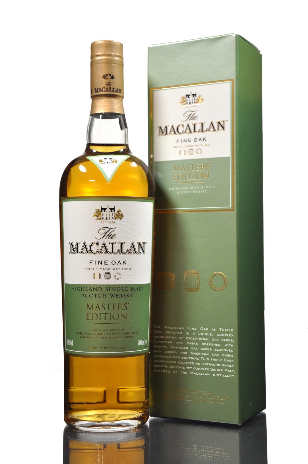 Macallan Masters Edition - Fine Oak