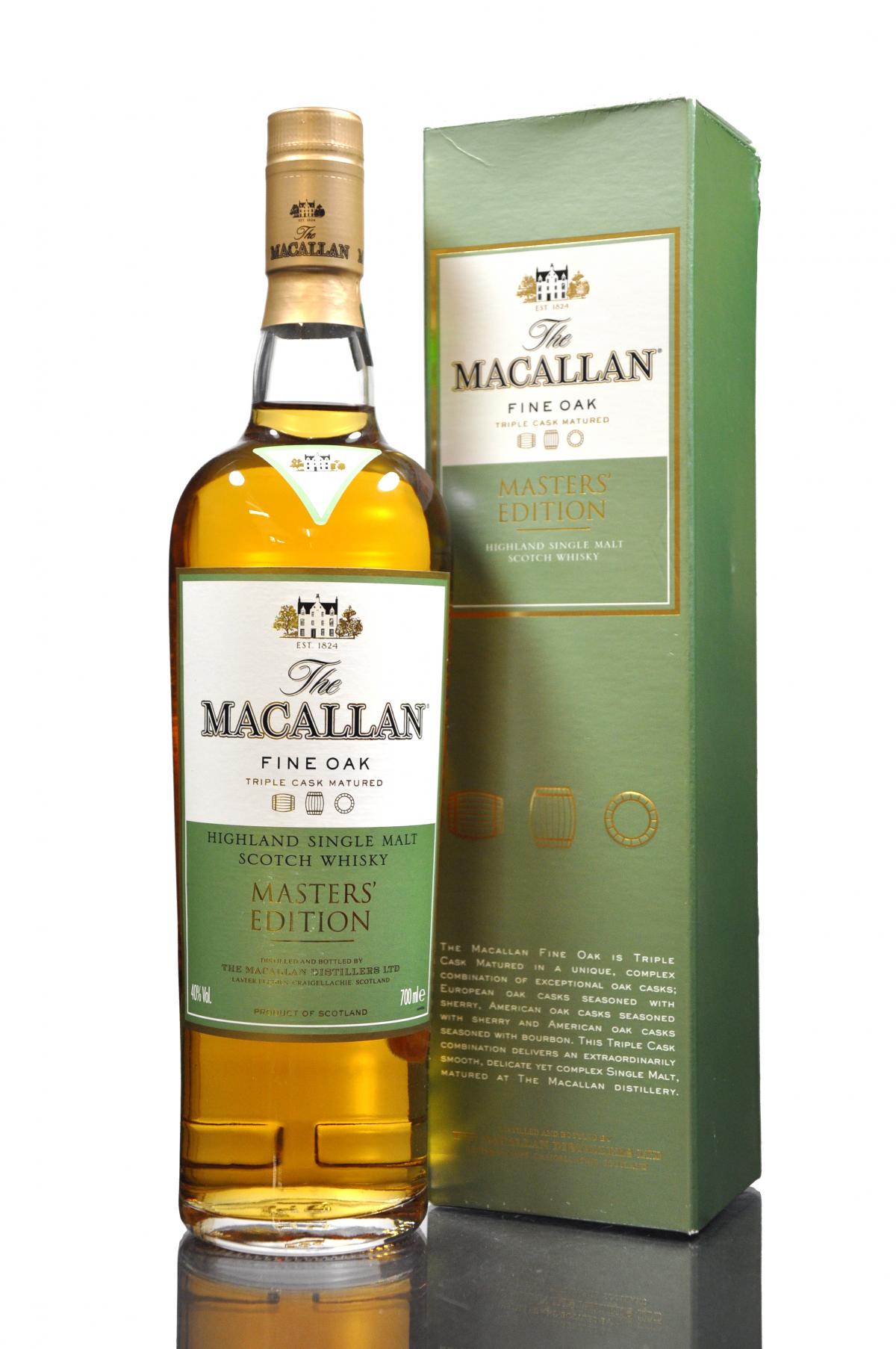 Macallan Masters Edition - Fine Oak