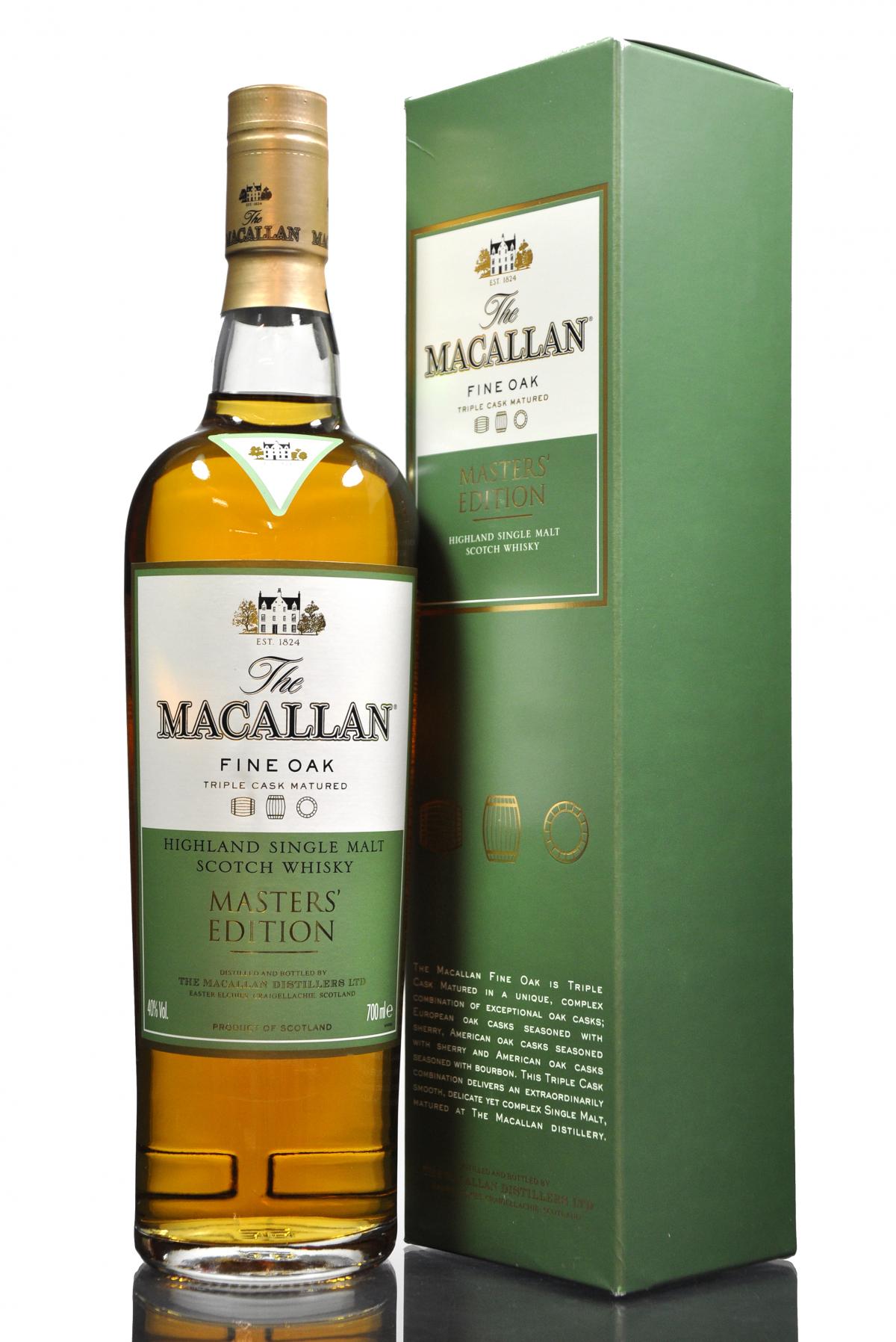 Macallan Masters Edition - Fine Oak