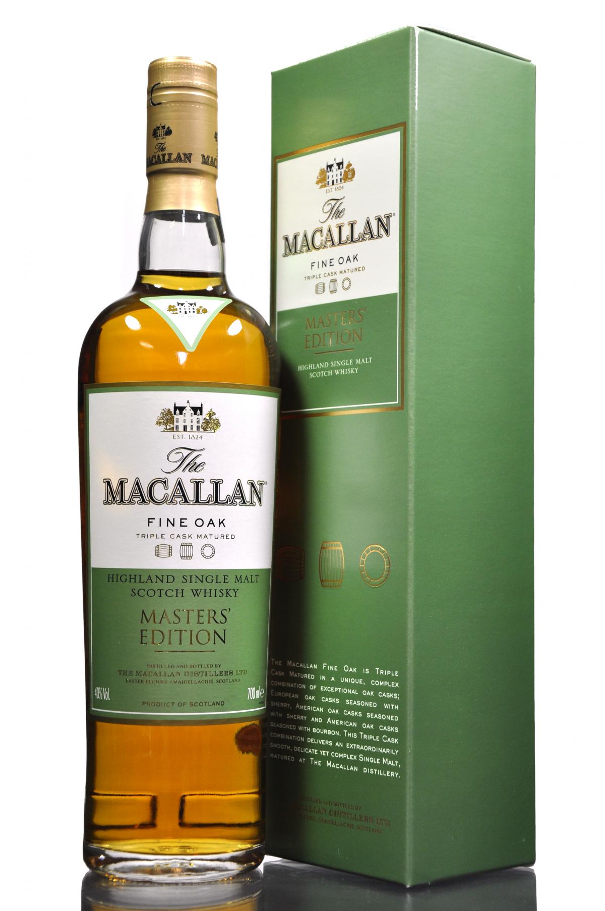 Macallan Masters Edition - Fine Oak