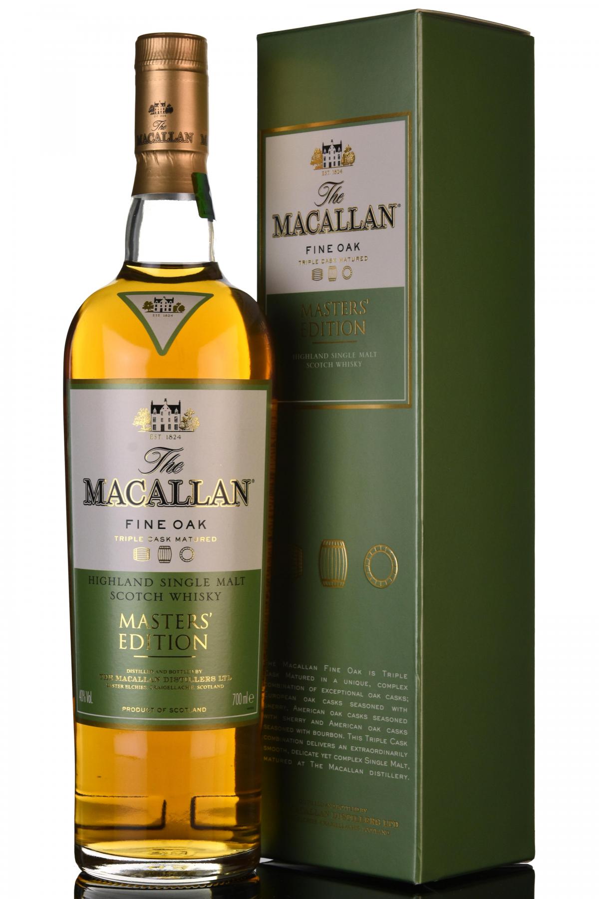 Macallan Masters Edition - Fine Oak