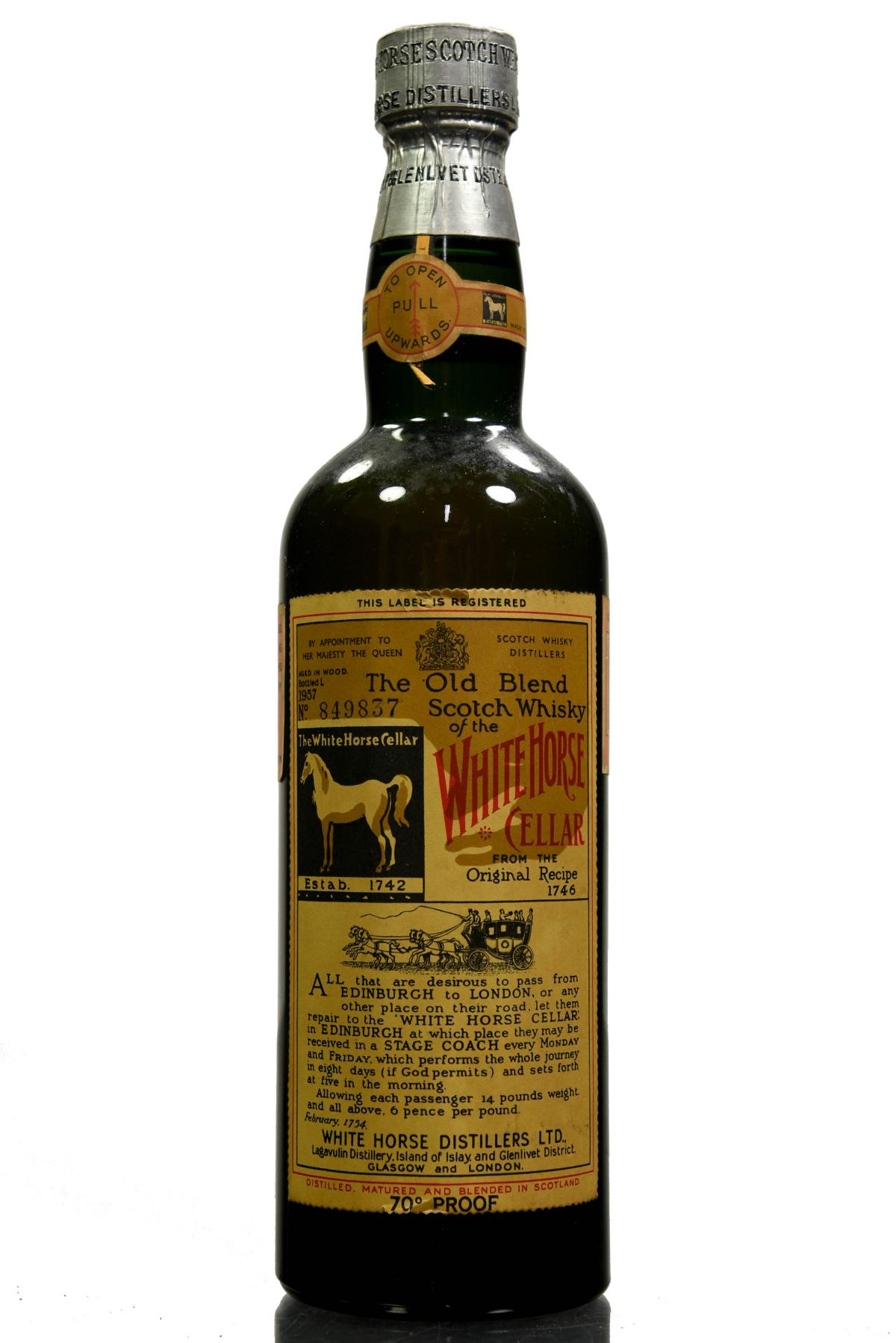 White Horse - Bottled 1957