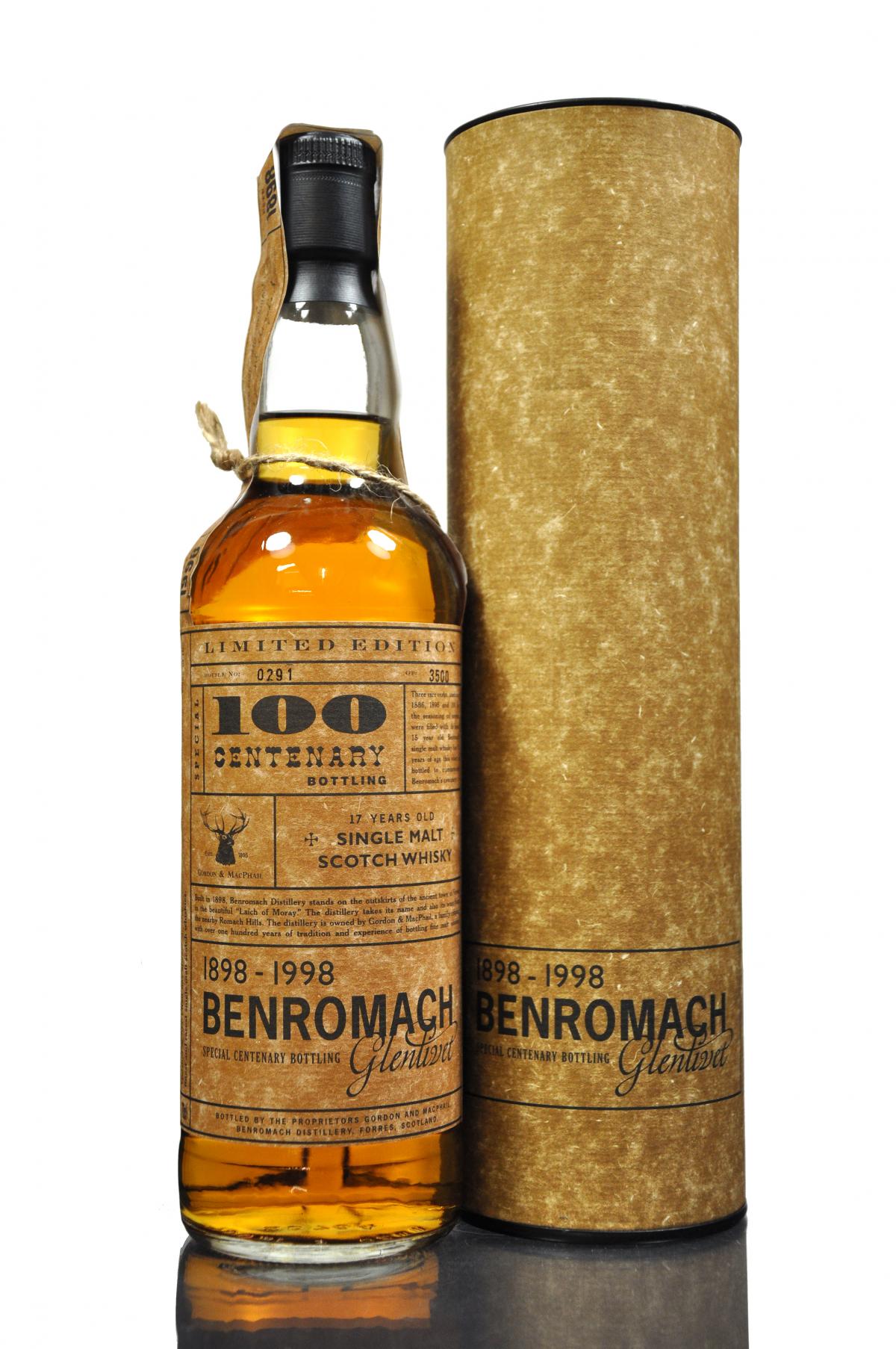 Benromach  Centenary - 1898-1998 - 17 Year Old