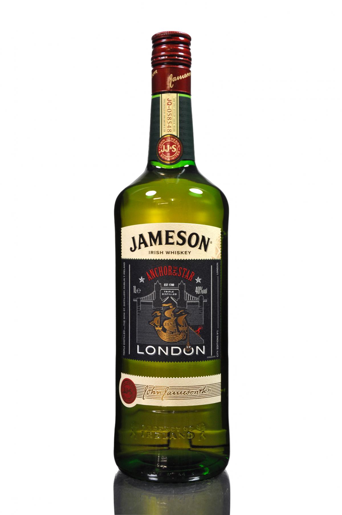 Jameson Irish Whiskey - Anchor & Star London - 1 Litre
