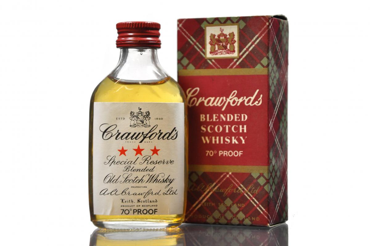 Crawfords 70 Proof Miniature