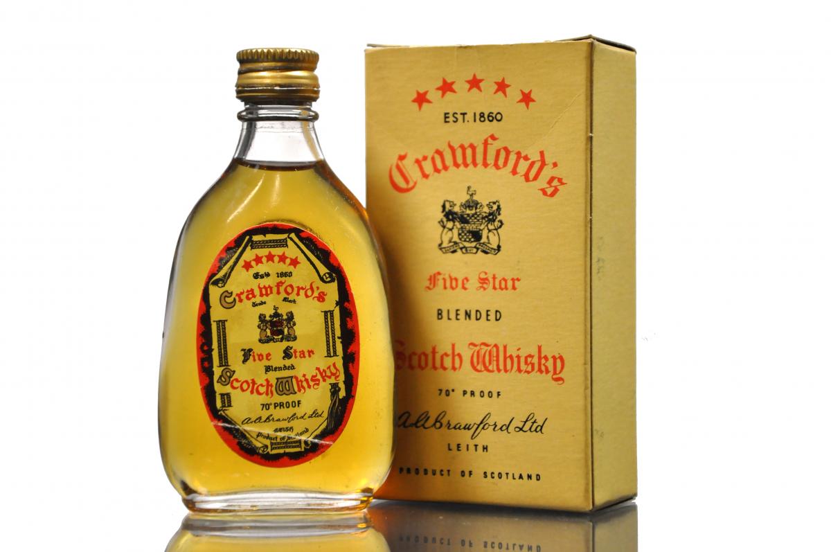 Crawfords 70 Proof Miniature
