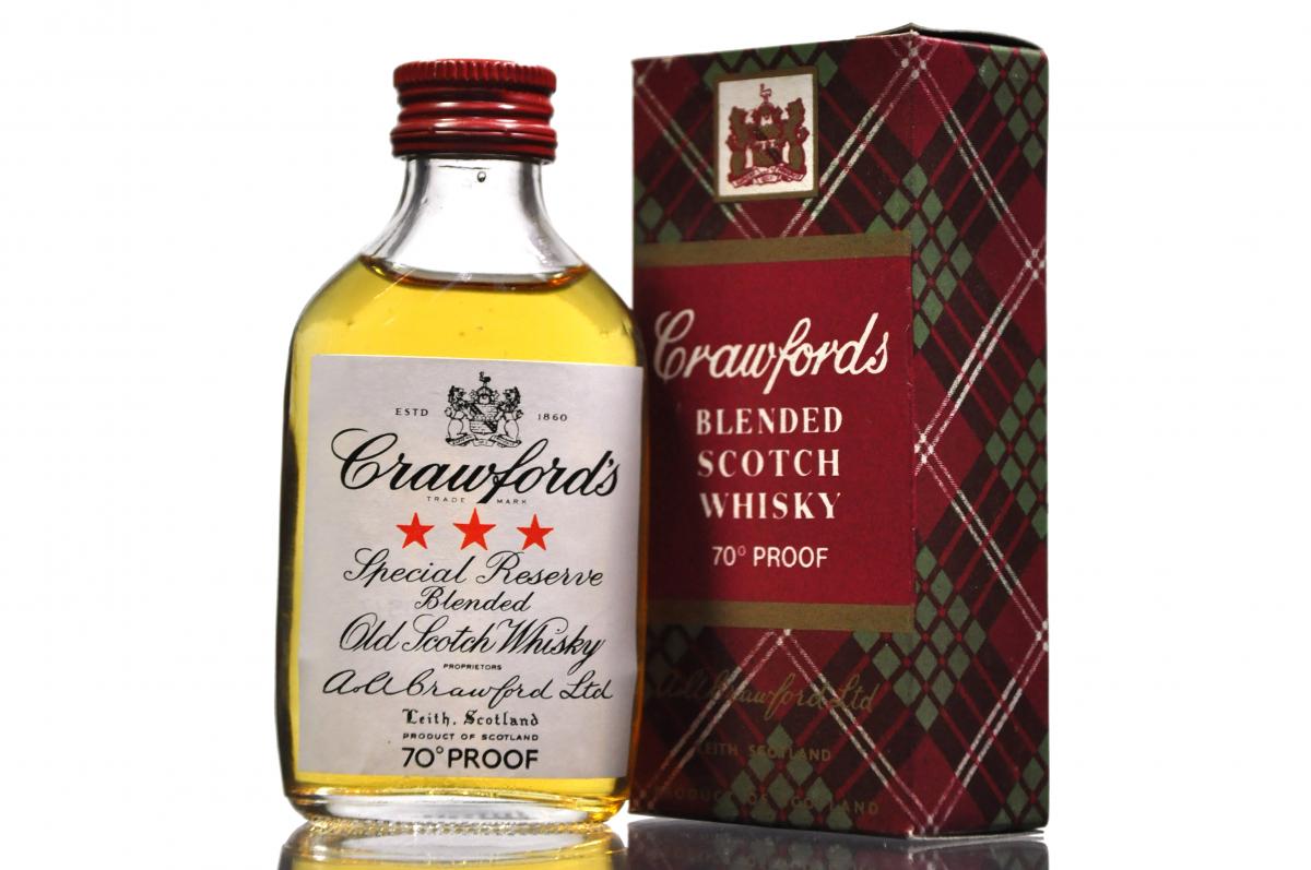 Crawfords 70 Proof Miniature