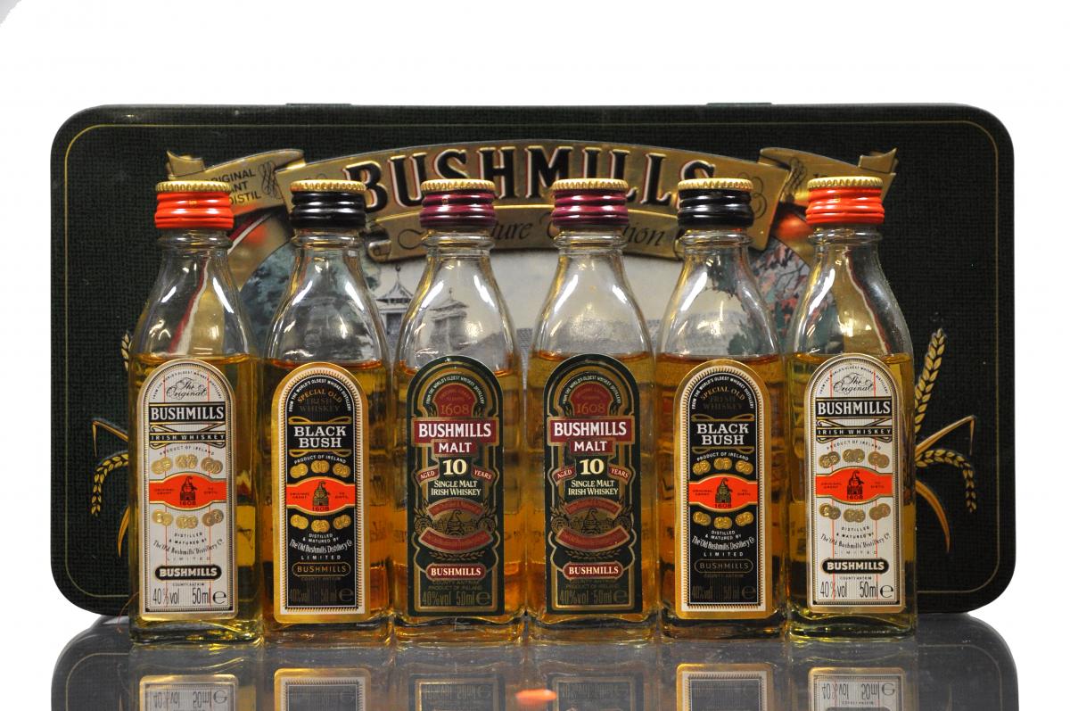 Bushmills Irish Whiskey Miniature Set