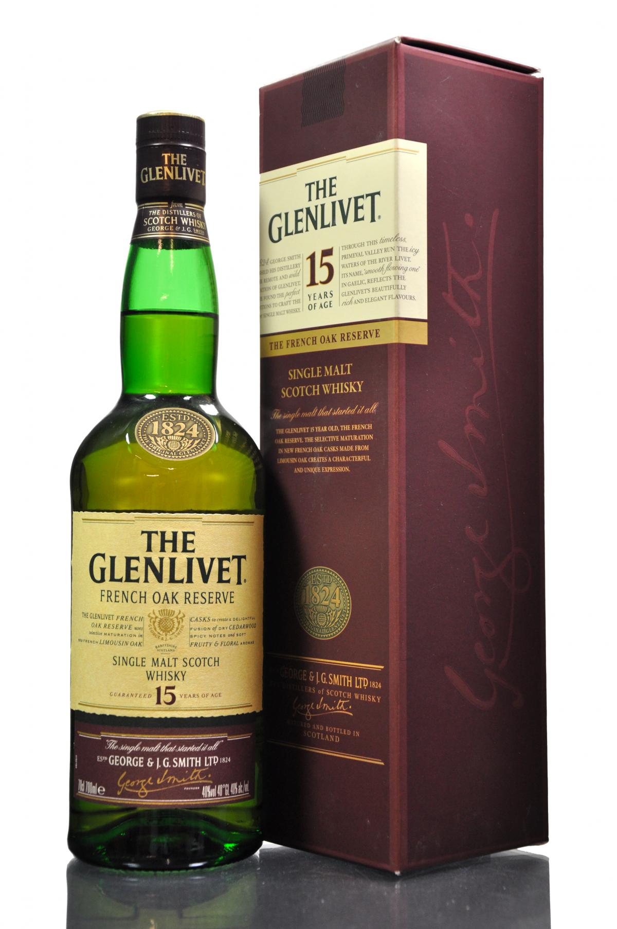 Glenlivet 15 Year Old - French Oak Reserve