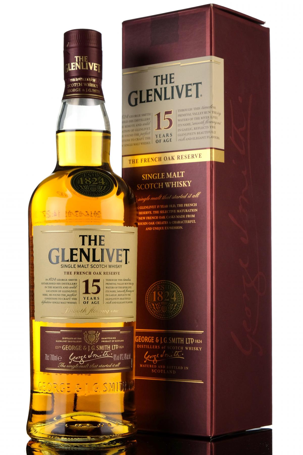 Glenlivet 15 Year Old - French Oak Reserve
