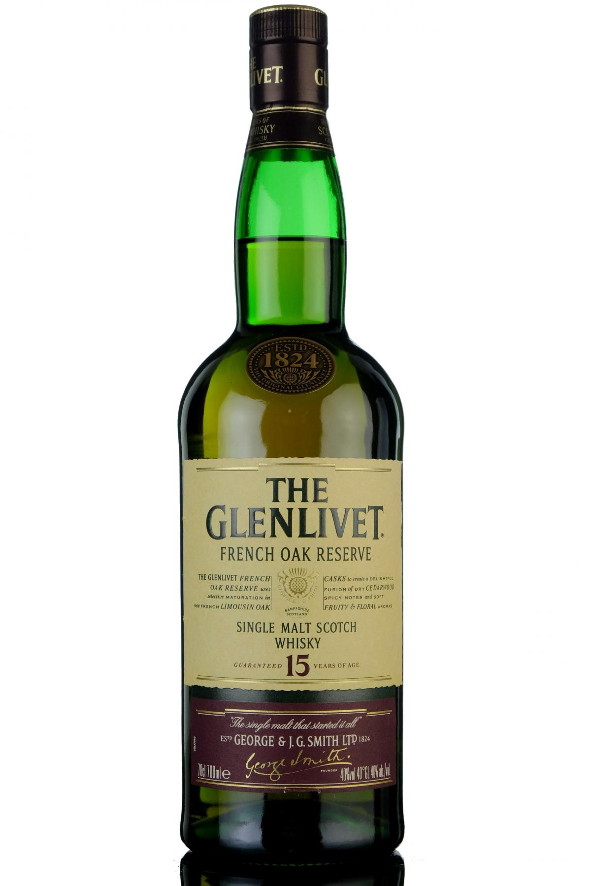 Glenlivet 15 Year Old - French Oak Reserve