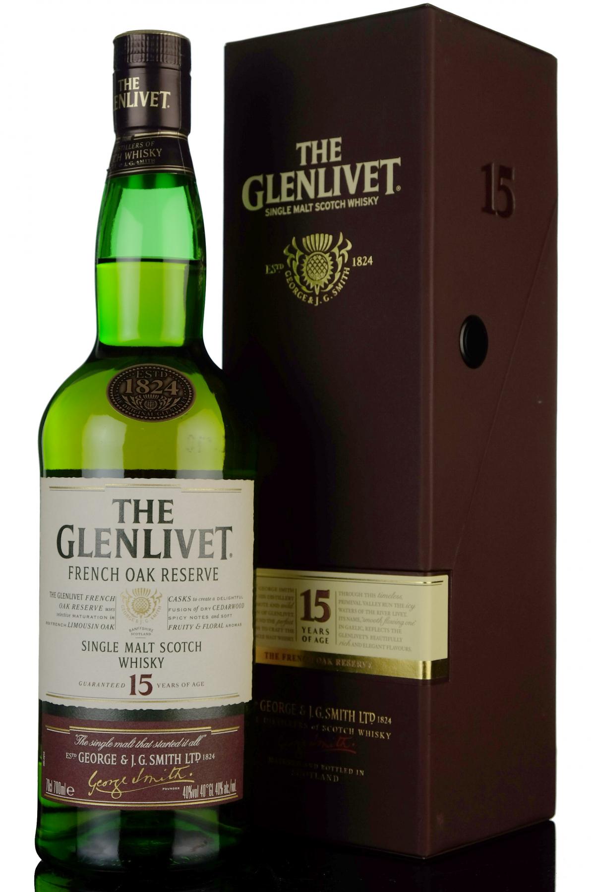 Glenlivet 15 Year Old - French Oak Reserve
