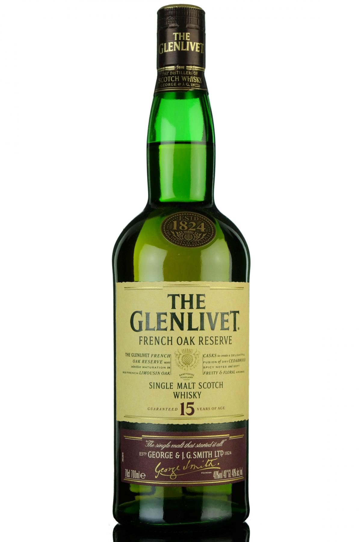 Glenlivet 15 Year Old - French Oak Reserve