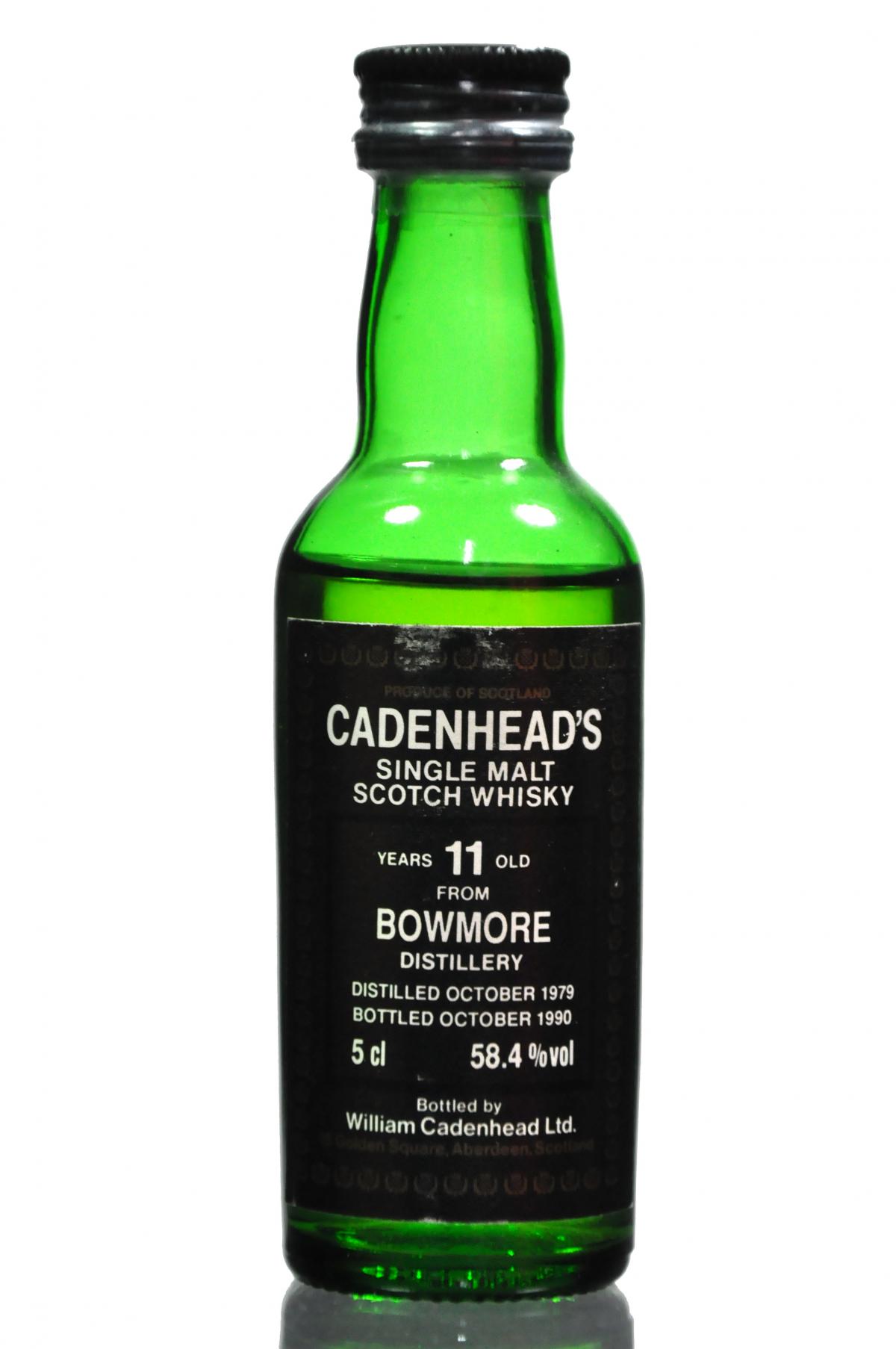 Bowmore 1979-1990 - 11 Year Old - Cadenhead Miniature