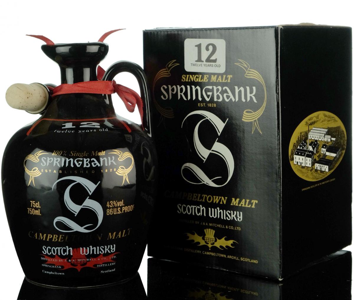 Springbank 12 Year Old Ceramic - 1980s