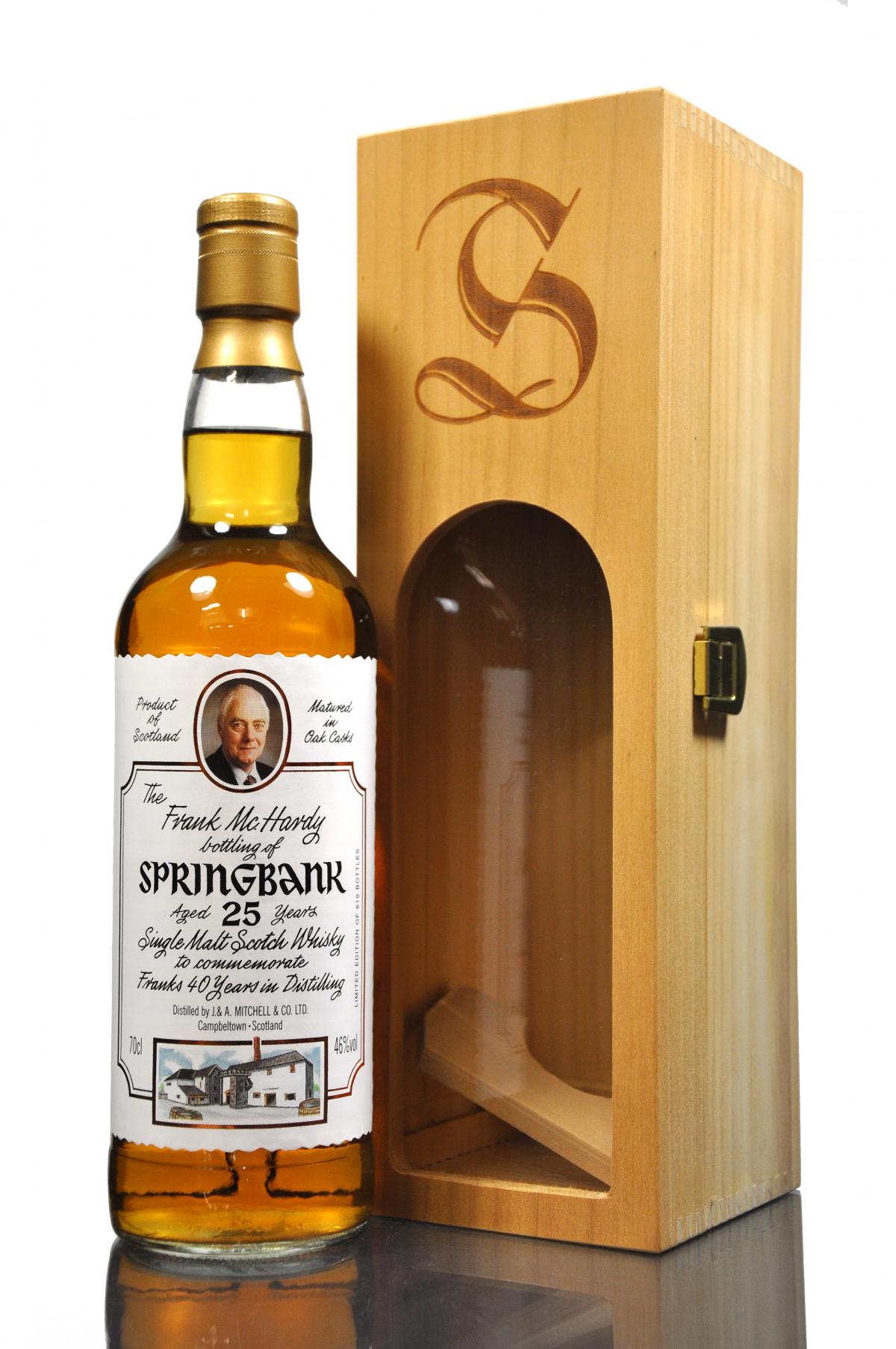 Springbank 25 Year Old - Frank McHardy 40 Years In Distilling