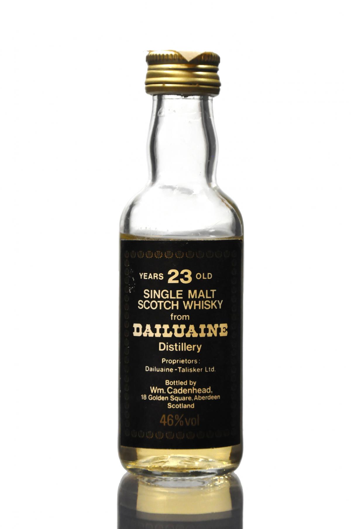 Dailuaine 23 Year Old - Cadenhead Miniature
