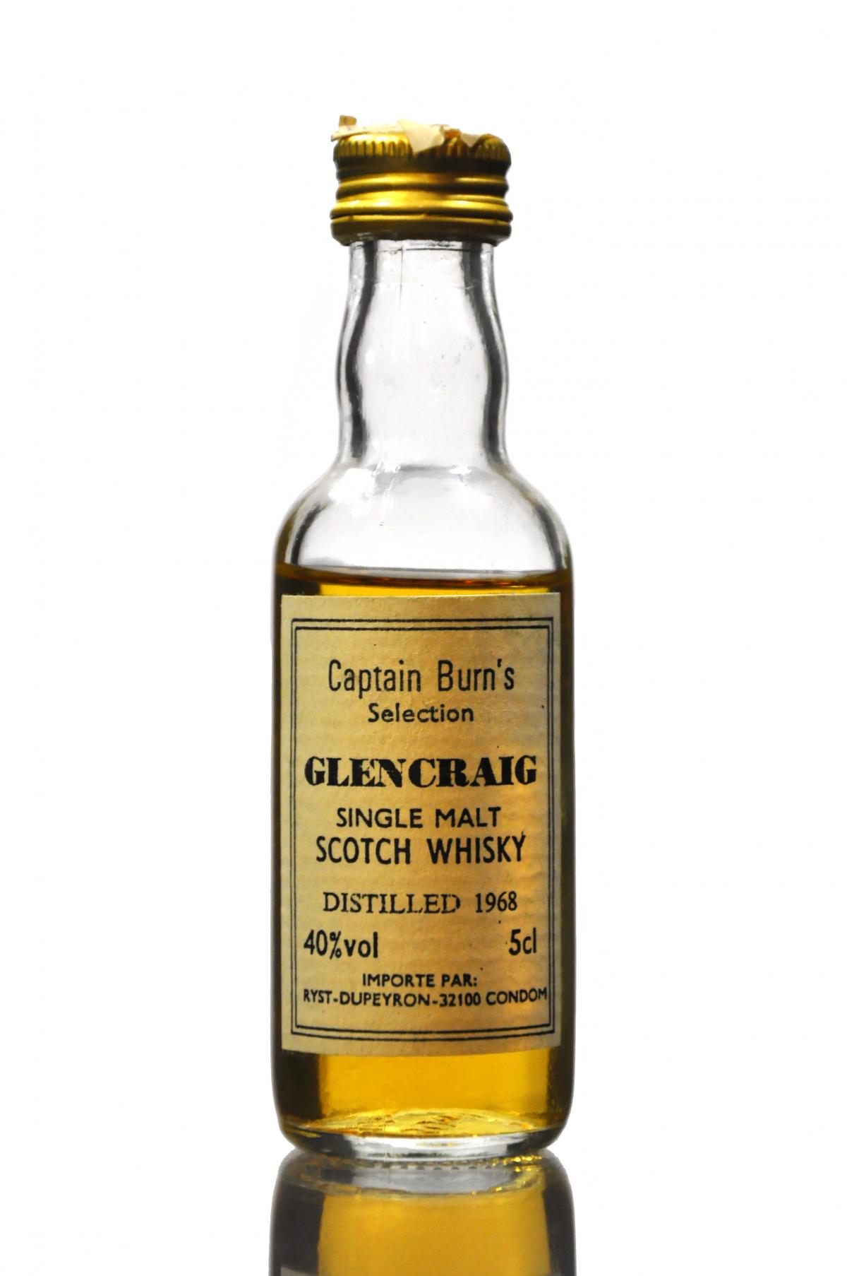 Glencraig 1968 - Captain Burns Selection Miniature