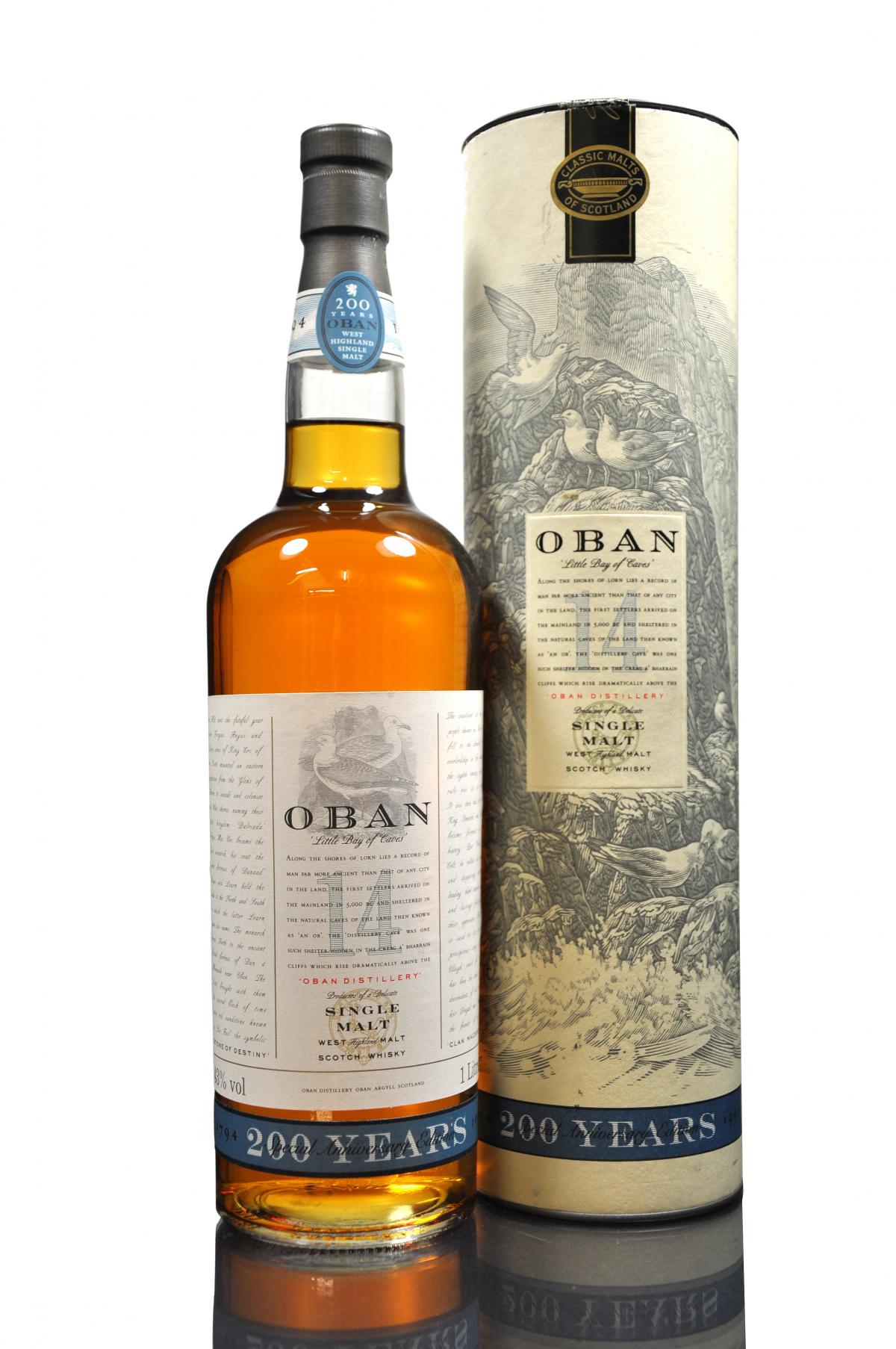 Oban 14 Year Old - 200th Anniversary - 1 Litre