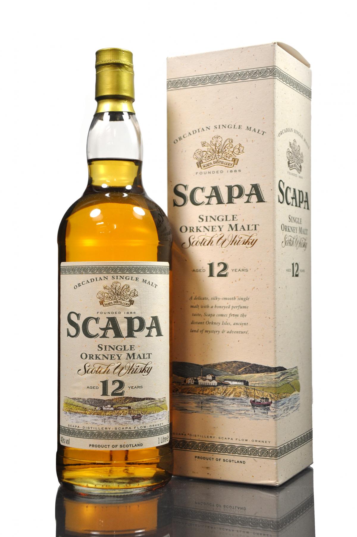 Scapa 12 Year Old - Circa 2000 - 1 Litre