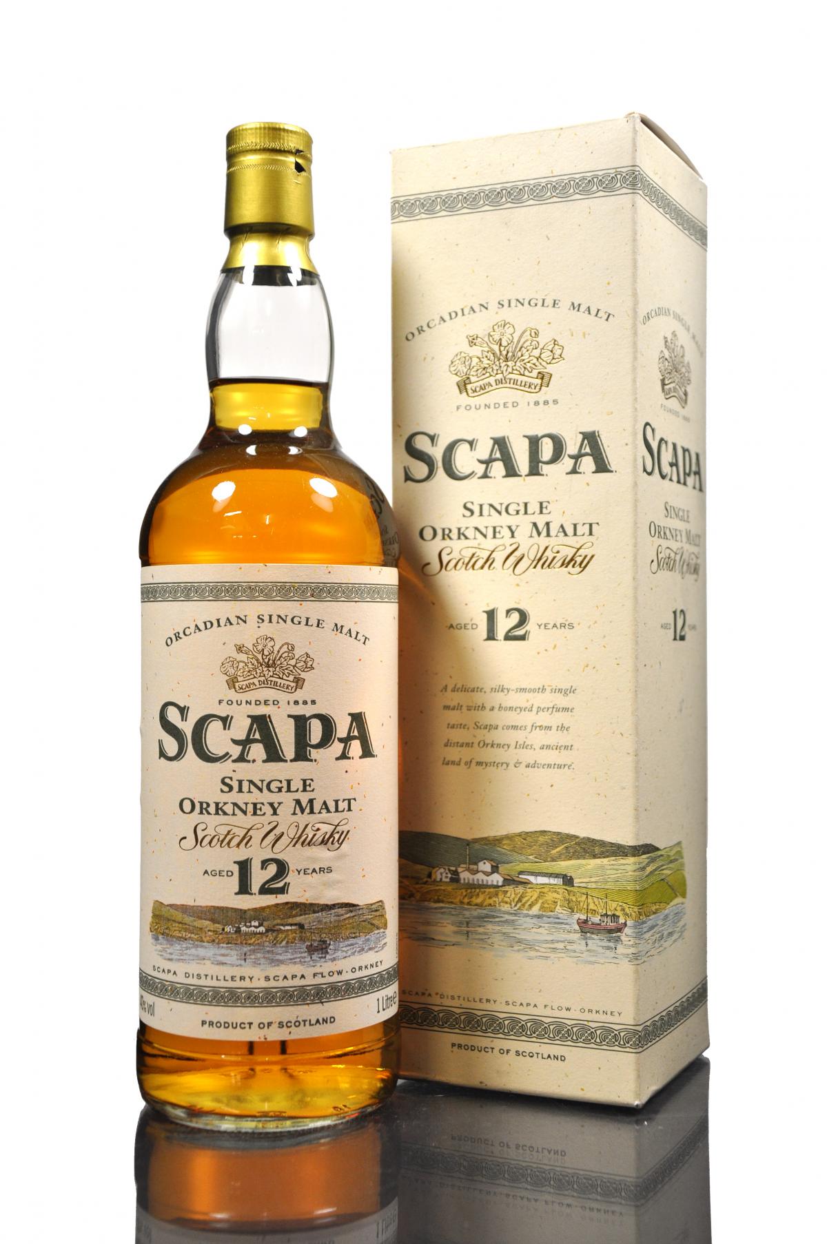 Scapa 12 Year Old - Circa 2000 - 1 Litre