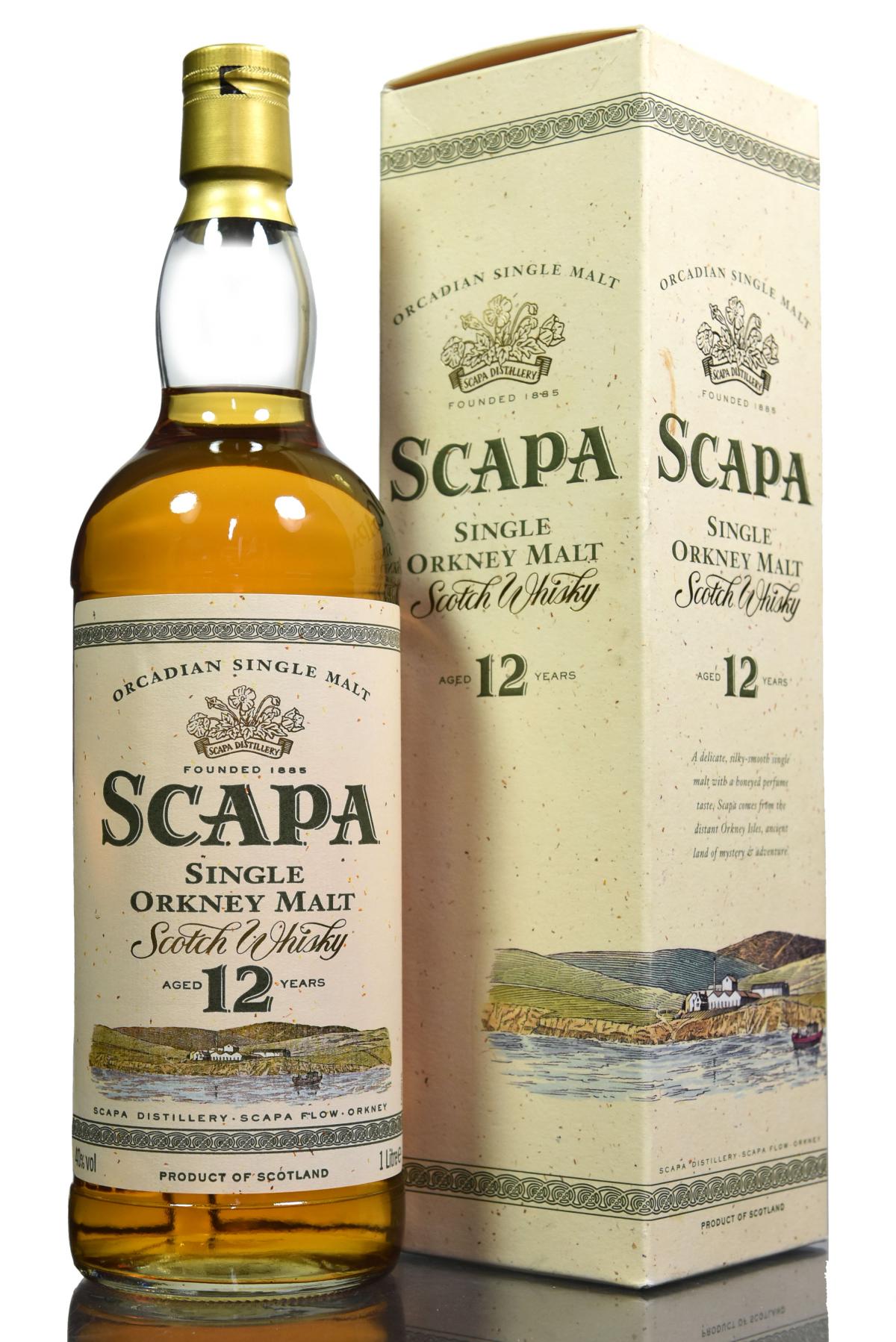 Scapa 12 Year Old - Circa 2000 - 1 Litre