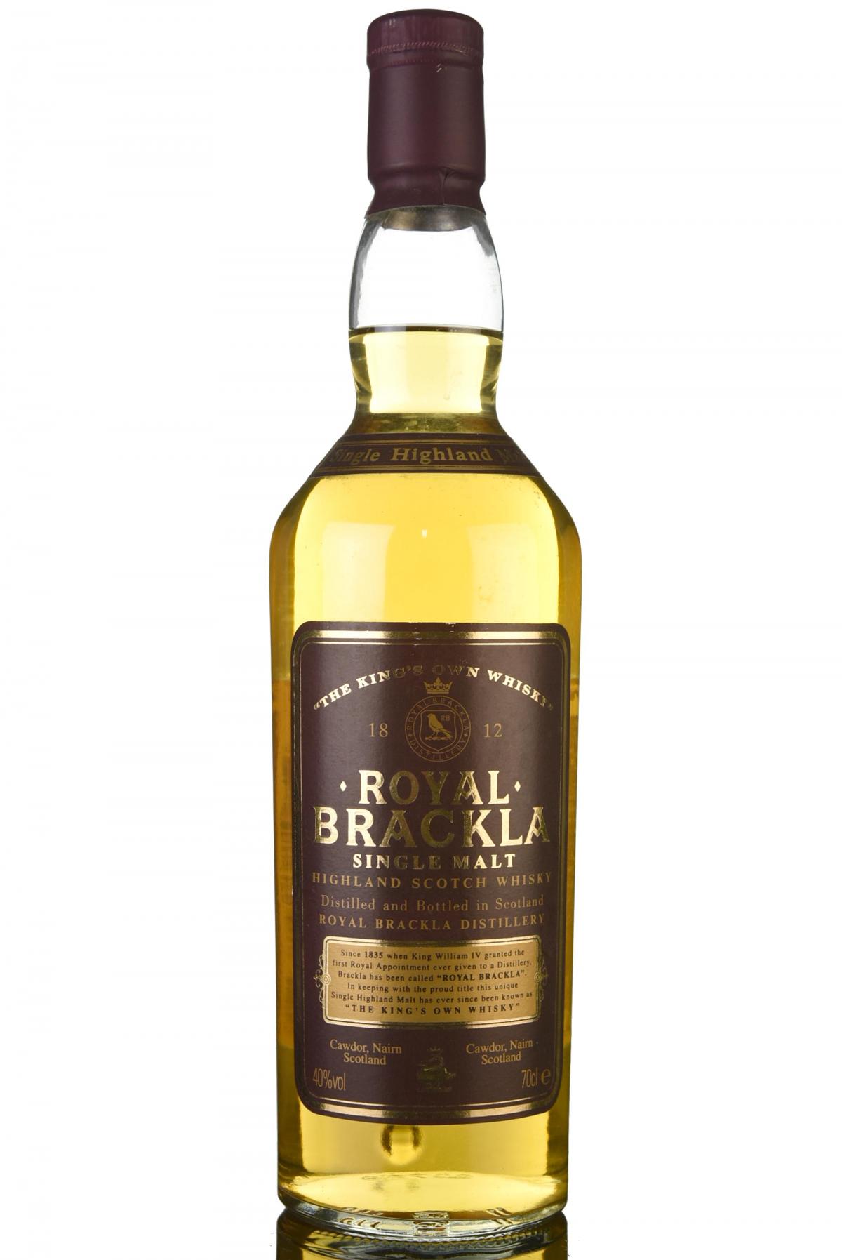 Royal Brackla Single Malt