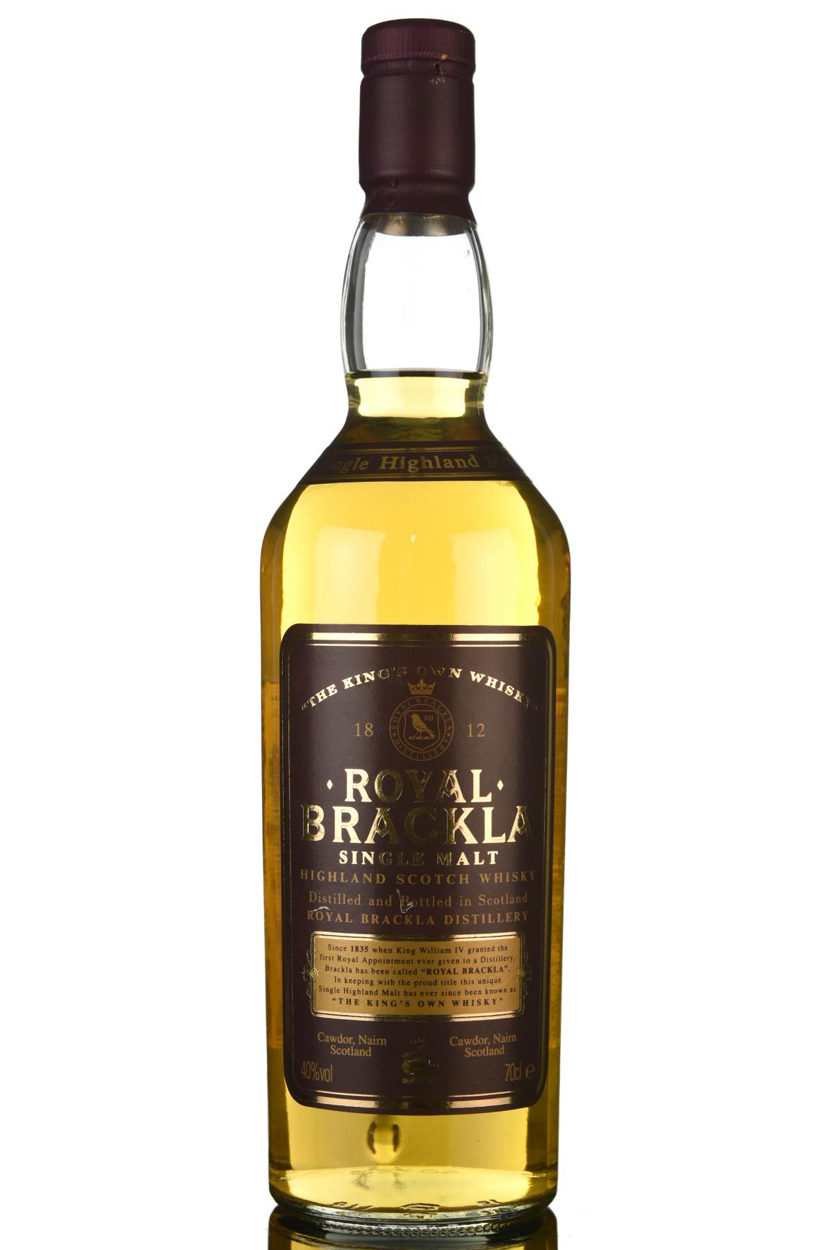 Royal Brackla Single Malt