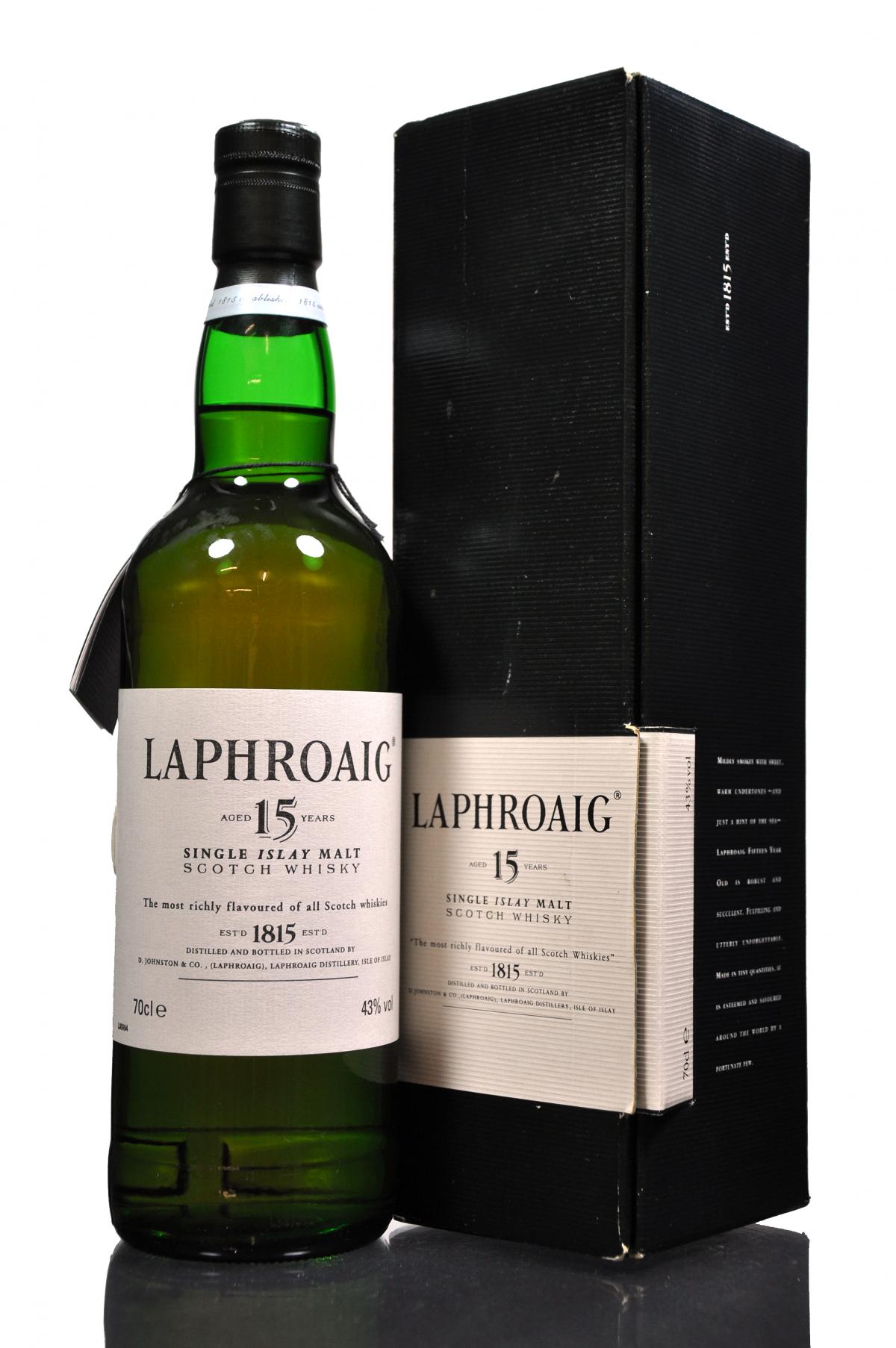 Laphroaig 15 Year Old - Circa 2000