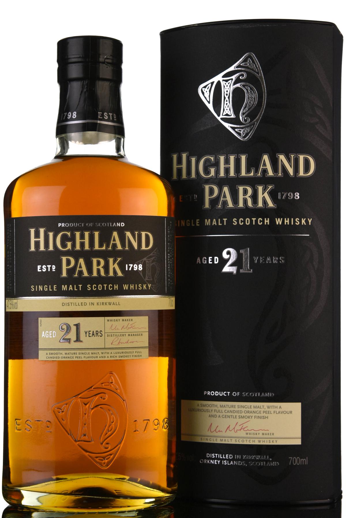 Highland Park 21 Year Old - 47.5%
