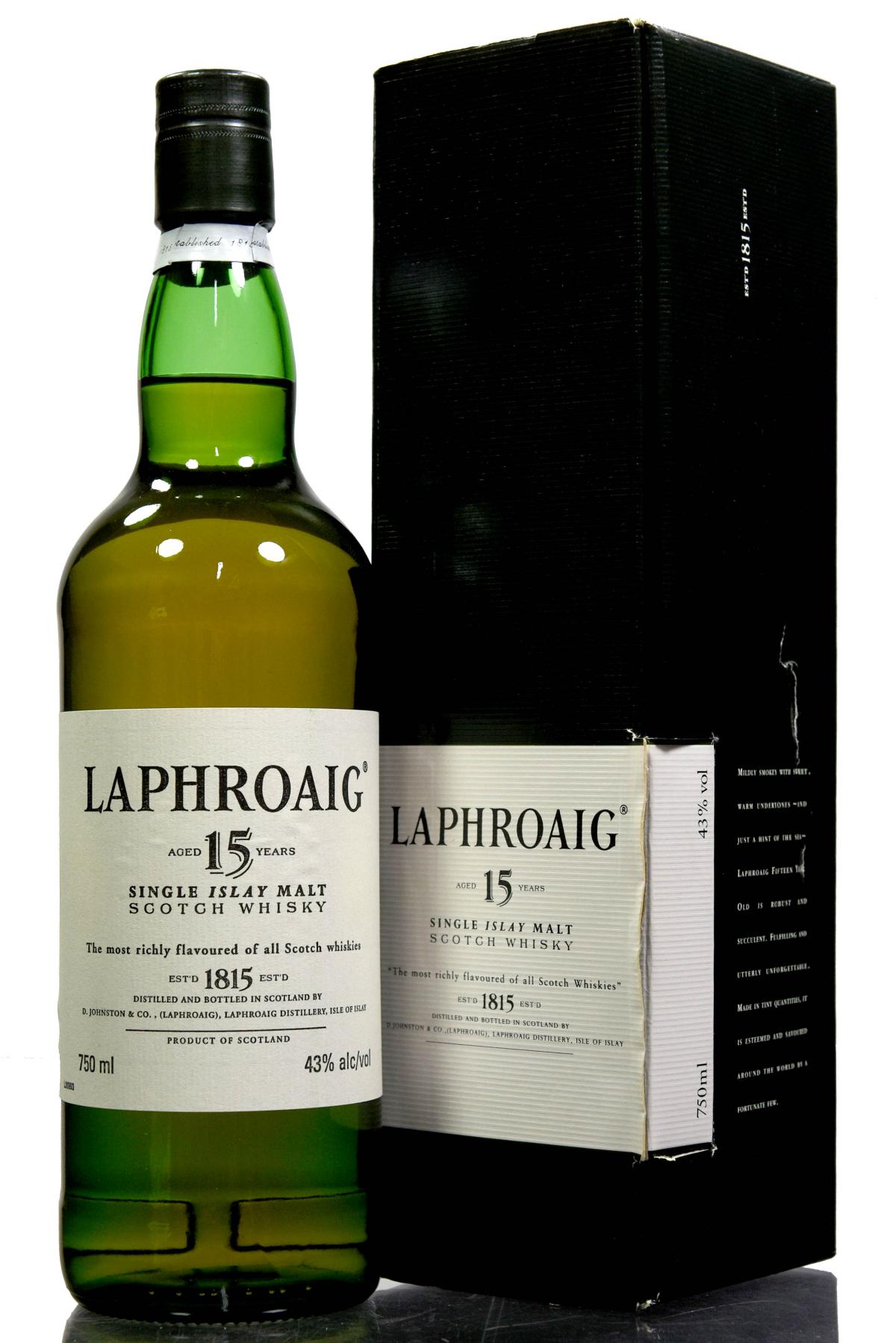 Laphroaig 15 Year Old - Circa 2000