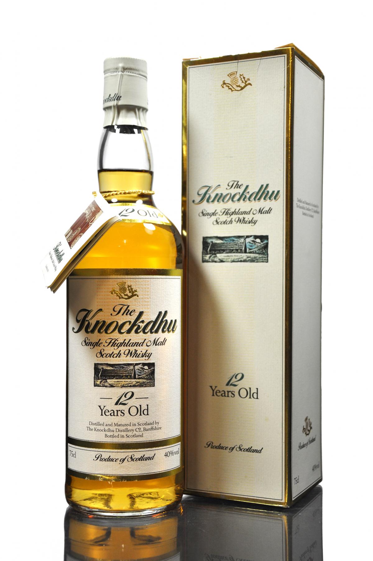 Knockdhu 12 Year Old - Circa 1990