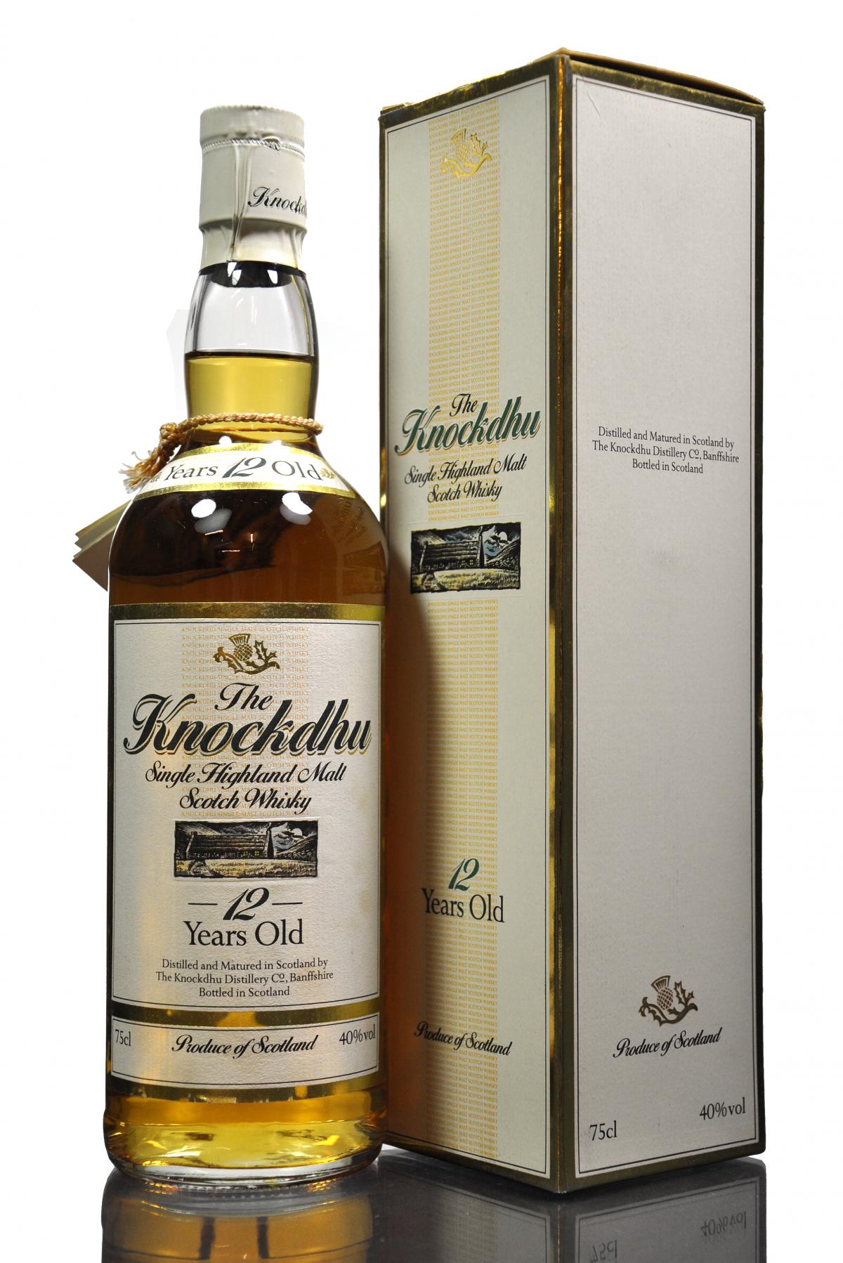 Knockdhu 12 Year Old - Circa 1990