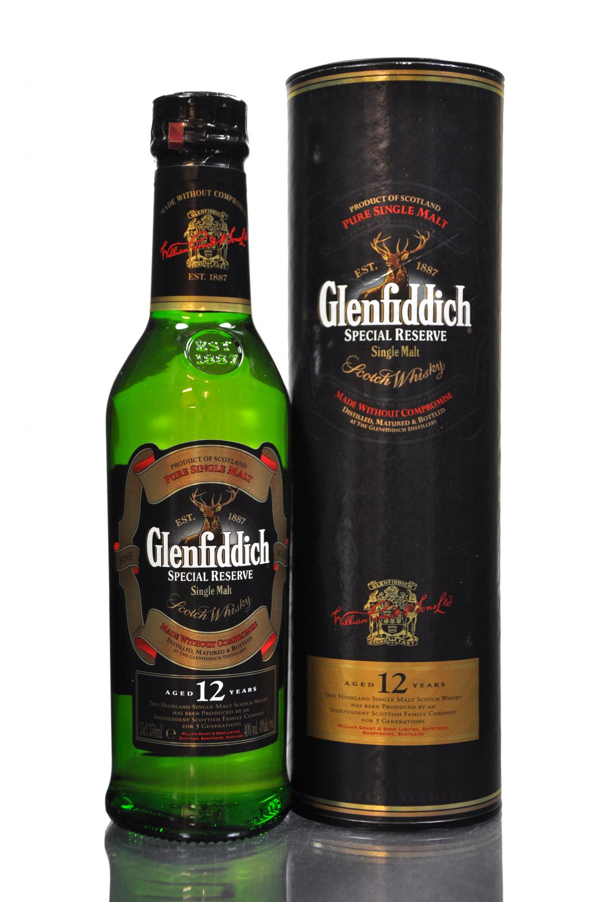 Glenfiddich 12 Year Old - Special Reserve - Half Bottle
