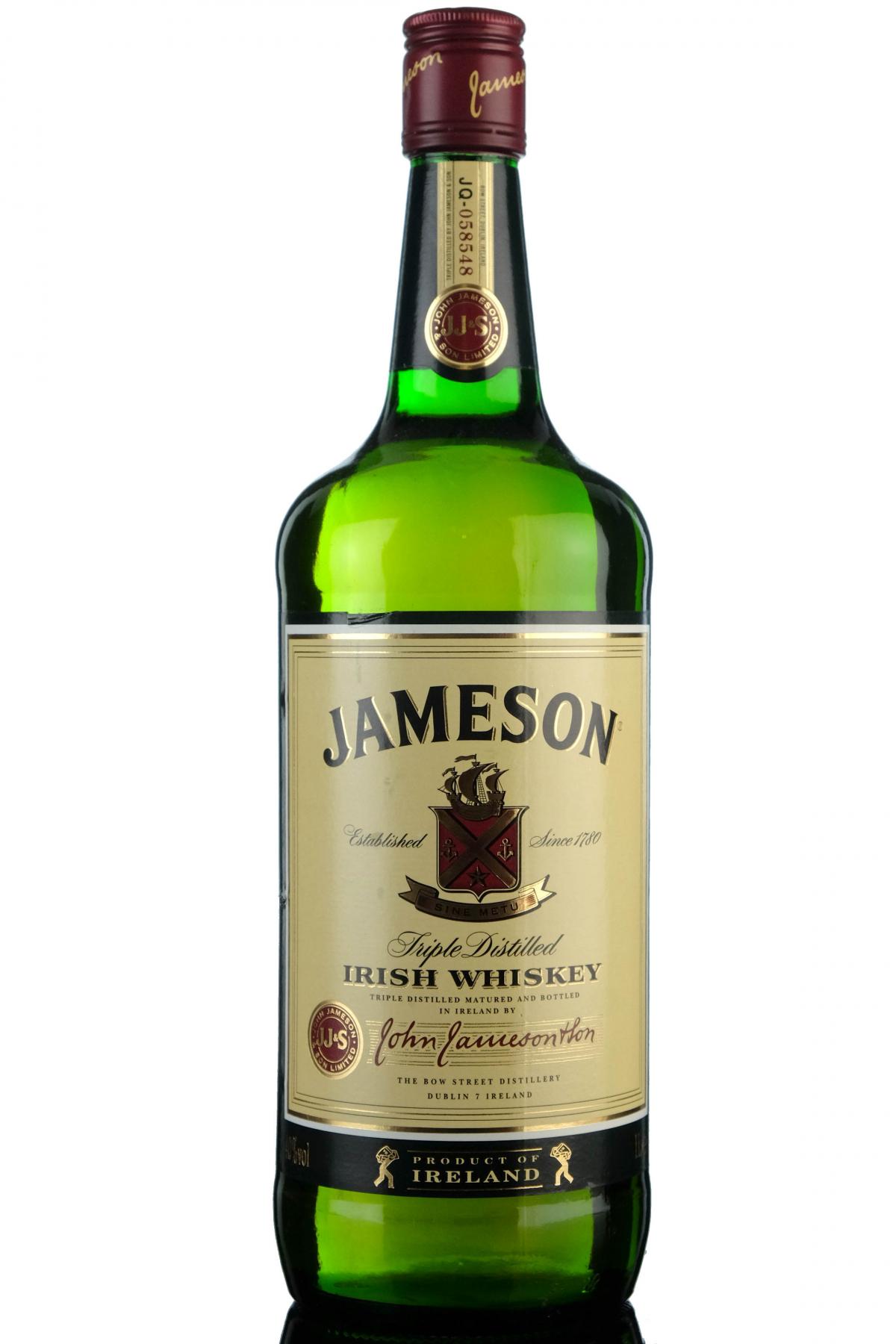 Jameson Irish Whiskey - 1 Litre