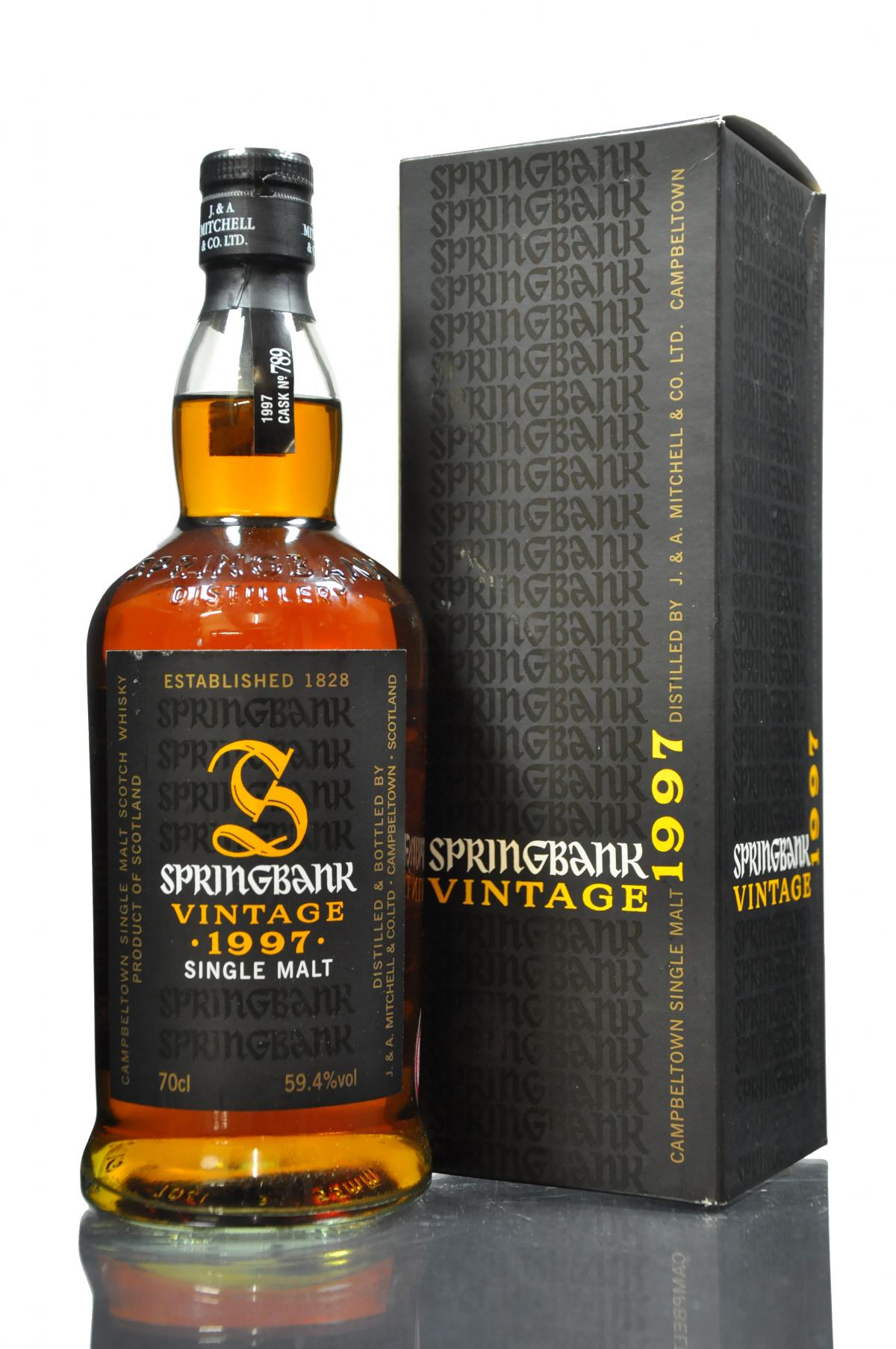 Springbank 1997-2008 - Exclusively For Oddbins - Single Cask 789