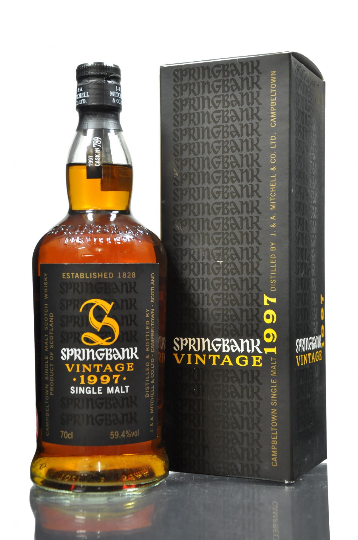 Springbank 1997-2008 - Exclusively For Oddbins - Single Cask 789