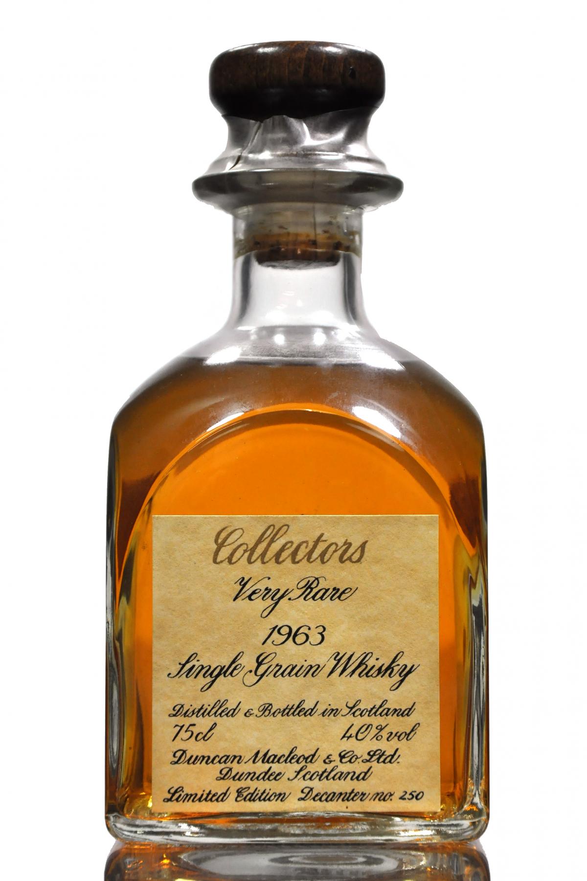 Collectors 1963 Grain Whisky