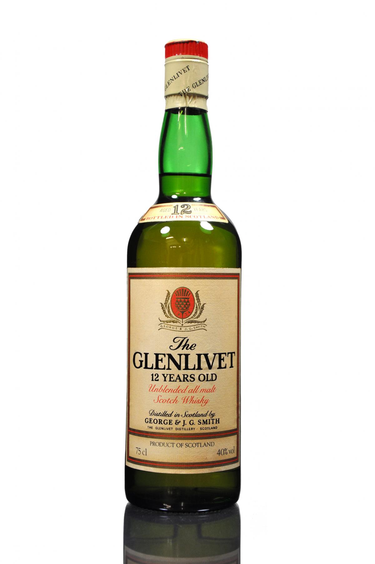 Glenlivet 12 Year Old - Circa 1990