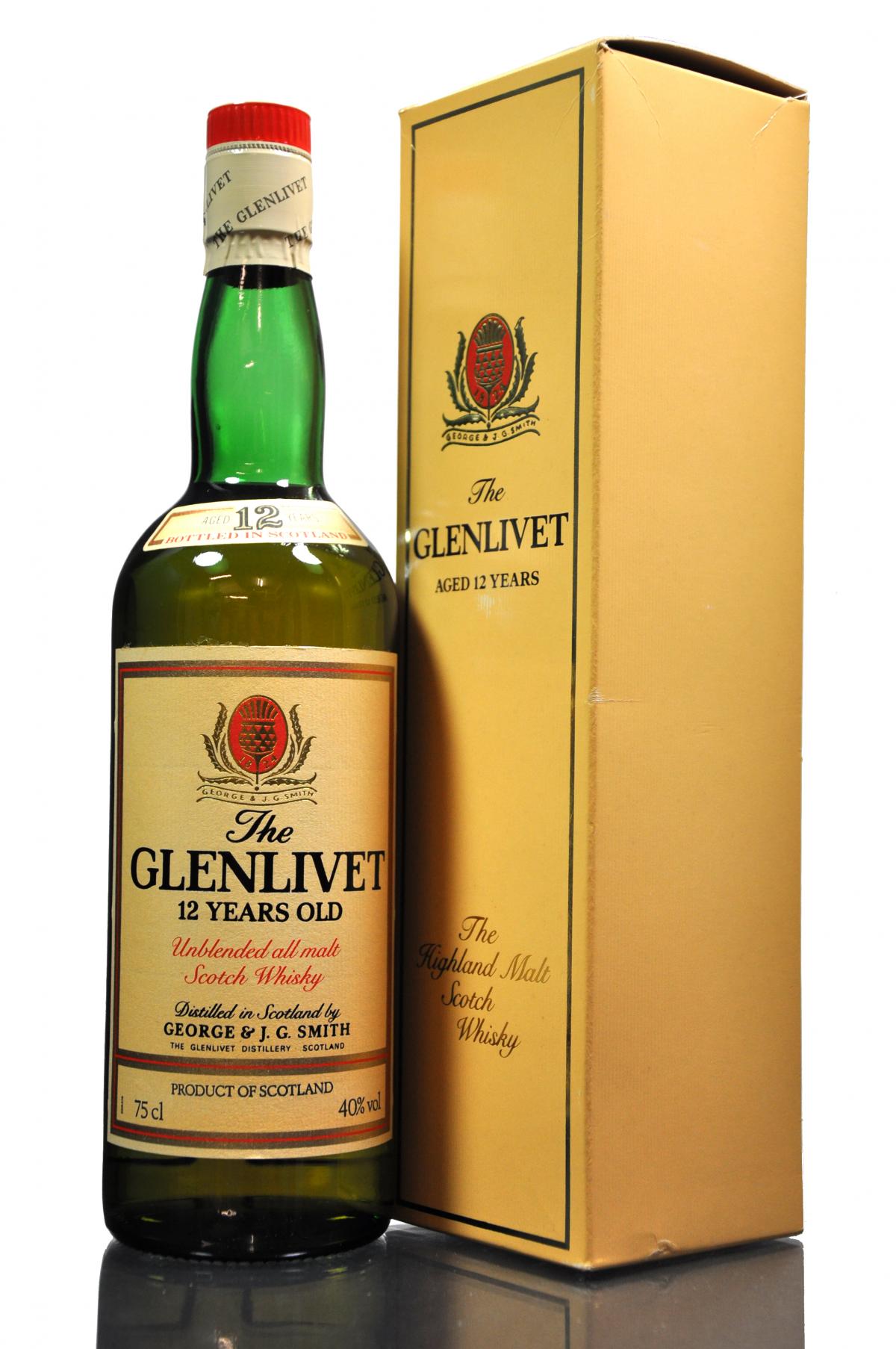 Glenlivet 12 Year Old - Circa 1990