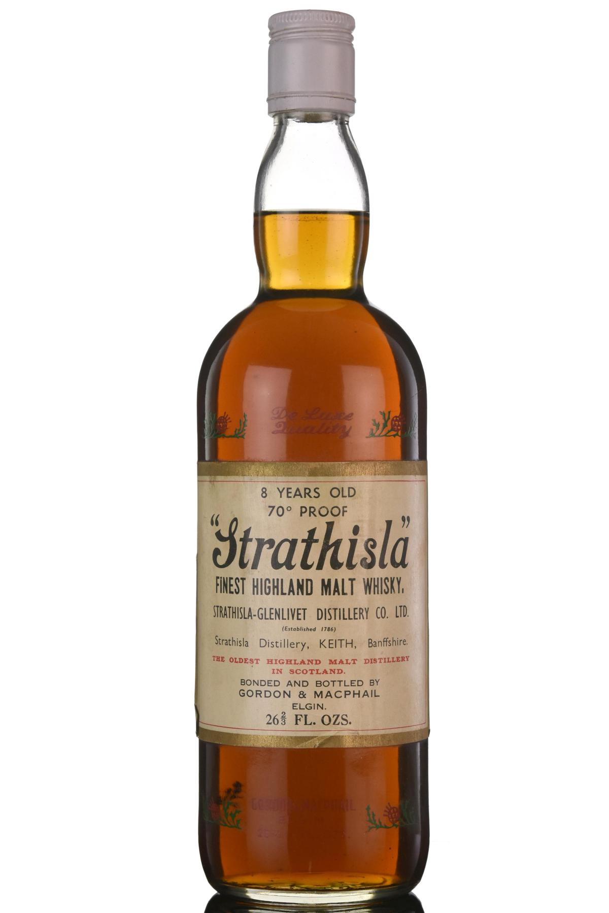 Strathisla 8 Year Old - Gordon & MacPhail - 1970s