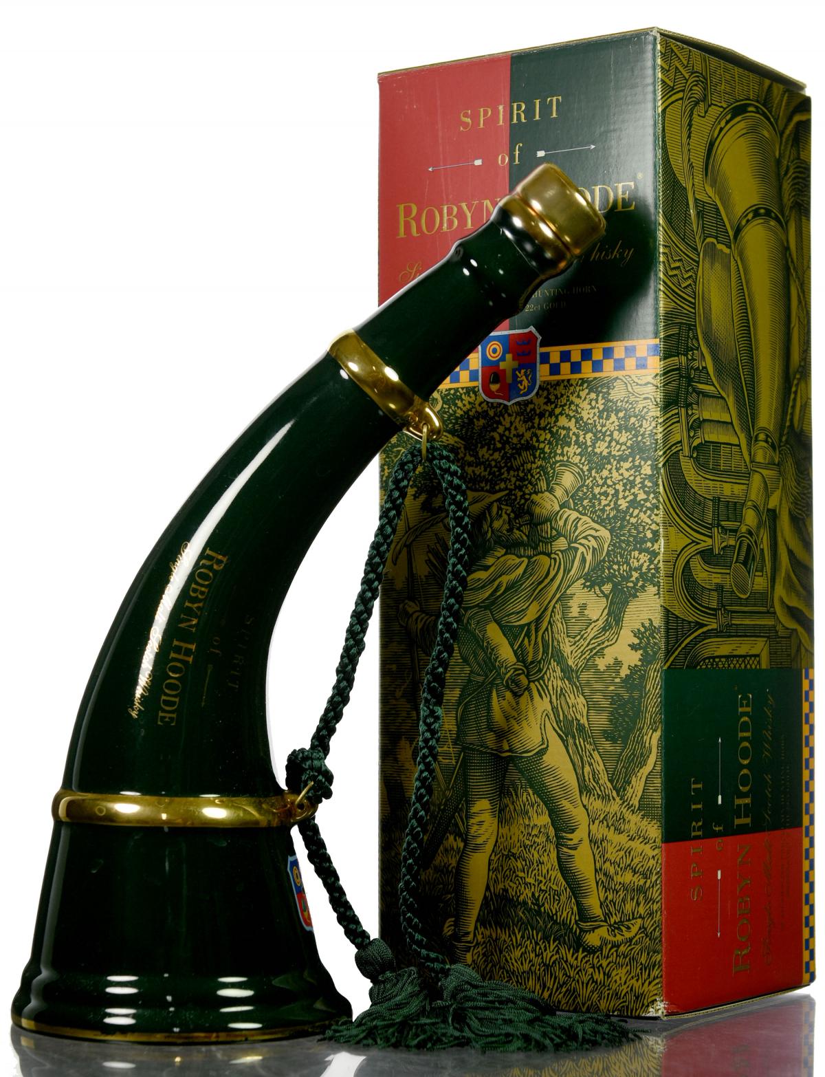 Robyn Hoode Porcelain Hunting Horn - Green