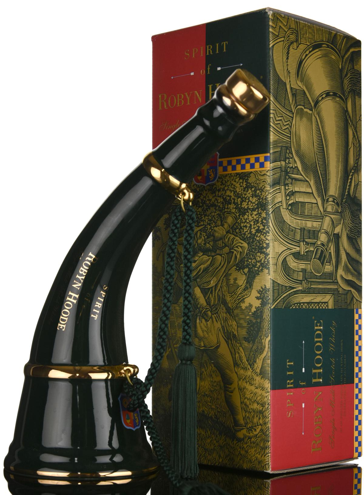 Robyn Hoode Porcelain Hunting Horn - Green