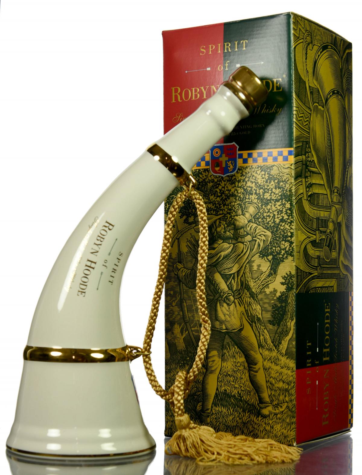 Robyn Hoode Porcelain Hunting Horn - White